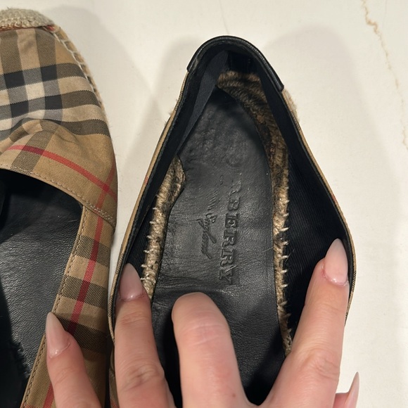 Burberry Check Canvas Espadrilles - Picture 3 of 6